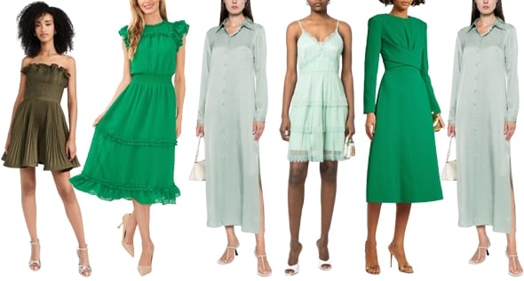 Green Dress, Gorgeous Shoes: Find Your Perfect Match!