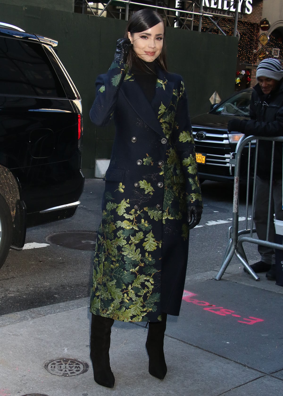 Sofia Carson visits the Today Show studios in New York City to talk about her work with UNICEF on November 28, 2023