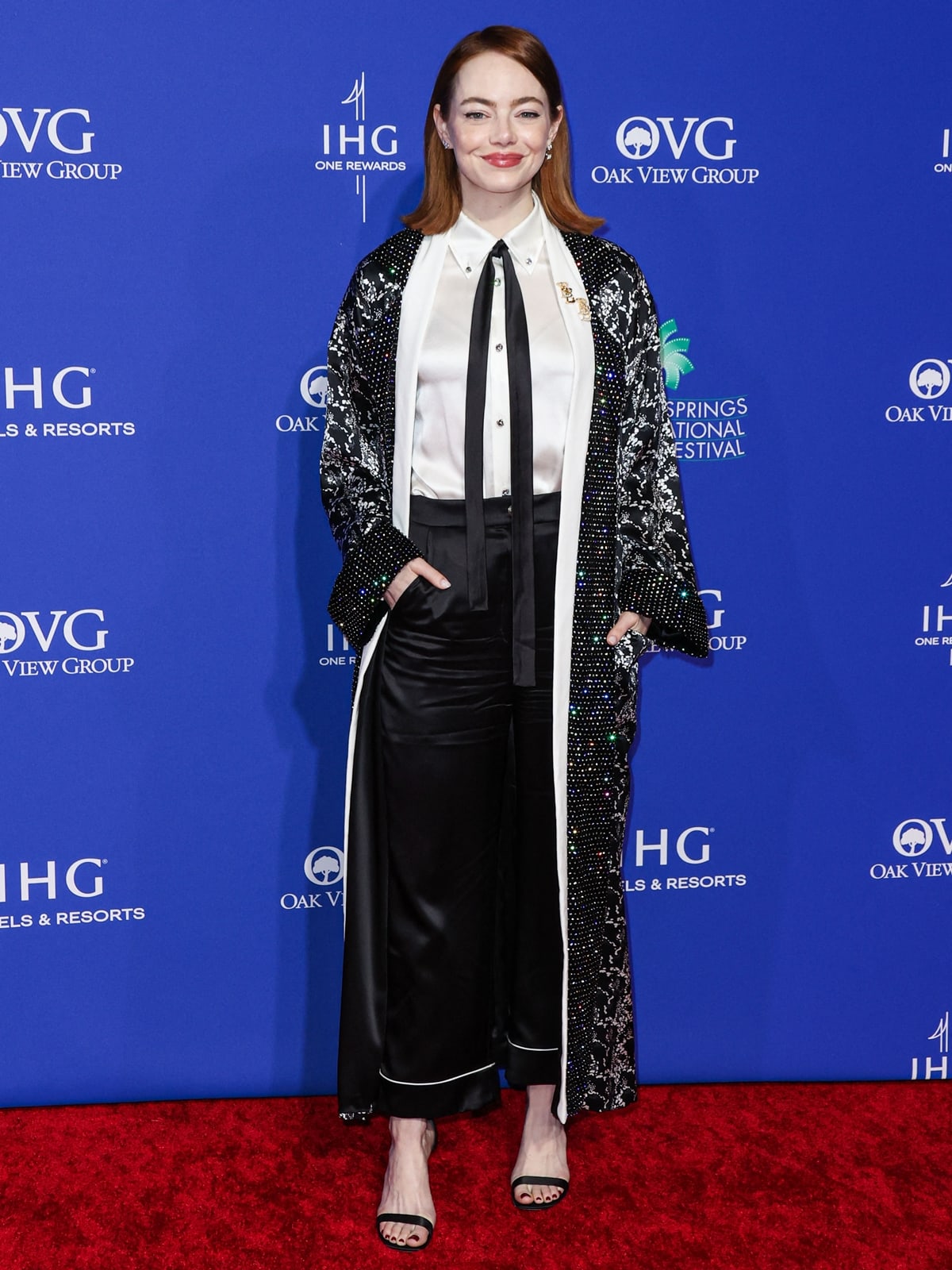 The star-studded night at the 35th Palm Springs International Film Festival saw Emma Stone shining bright as she received the Desert Palm Achievement Award at Palm Springs Convention Center on January 4, 2024, in Palm Springs, California