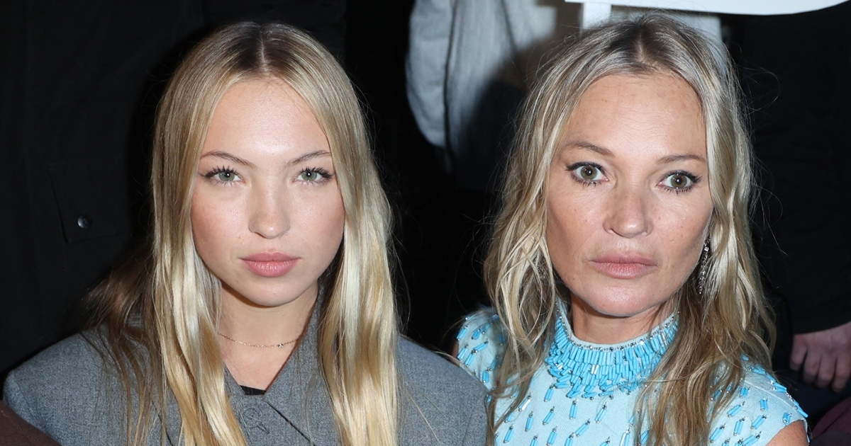 Kate Moss and Lila Moss Captivate Paris Fashion Week With ...