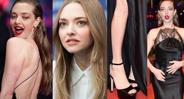 Amanda Seyfried Makes Style Statements in Givenchy and Prada at Seven Veils Premiere and Photocall During Berlin International Film Festival