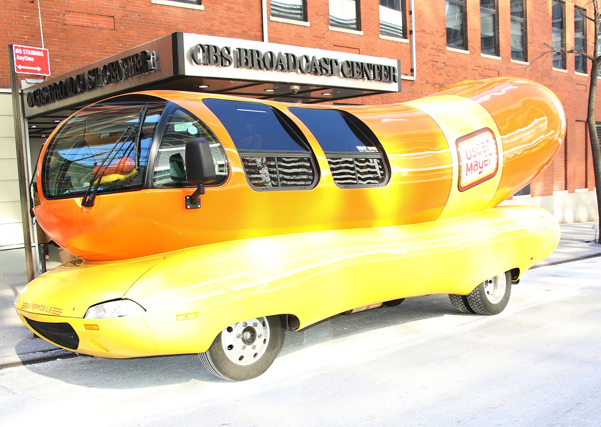 The Drew Barrymore Show crew surprises Drew Barrymore with a ride in an Oscar Mayer Wienermobile for her 49th birthday