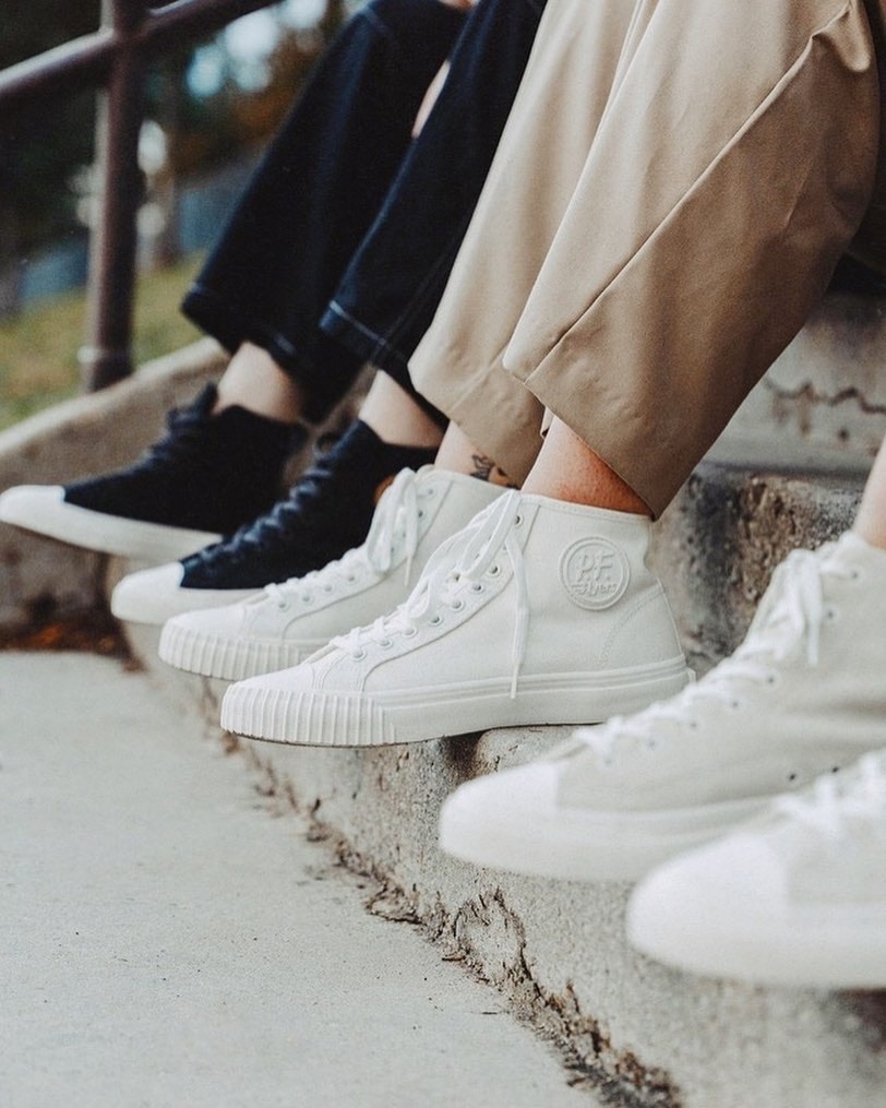 PF Flyers has symbolized American innovation in footwear since 1937, renowned for its classic designs and the iconic "Posture Foundation" insole that revolutionized comfort in sneakers