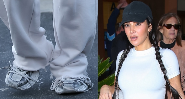 Kim Kardashian Shines in All-White Balenciaga at Son’s Basketball Game Amid Royal Controversy