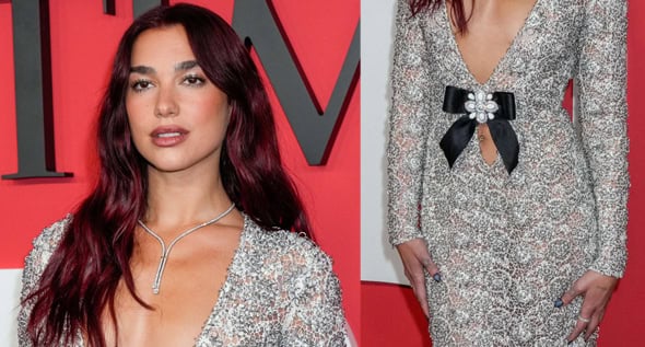 Dua Lipa Wears Jane Birkin-Inspired Plunging Chanel Gown for Time 100 Gala Before Radical Optimism Album Release