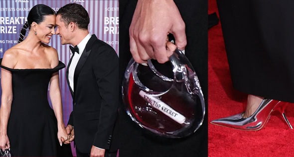 Glamorous in Black: Katy Perry and Orlando Bloom Enjoy Date Night in Coordinating Black Outfits at 10th Annual Breakthrough Prize Ceremony