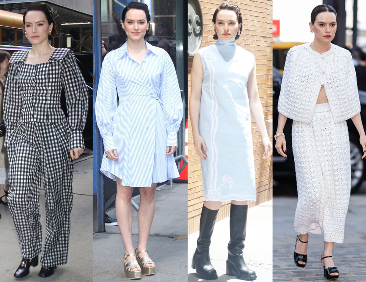 Daisy Ridley makes the rounds on the media circuit to promote her upcoming biographical drama movie Young Woman and the Sea