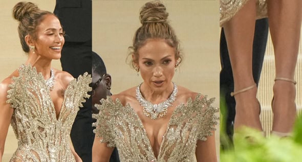 Jennifer Lopez Stuns at the 2024 Met Gala: 2.5 Million Beads and the Spirit of Metamorphosis in a Schiaparelli Gown