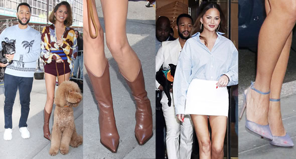 Chrissy Teigen and John Legend Turn Pet Food Brand Kismet Launch into a Fashion Parade