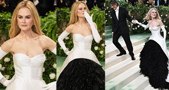 A Retro Revival: Nicole Kidman’s Met Gala 2024 Balenciaga Flamenco Gown Takes Us Back to the 1950s
