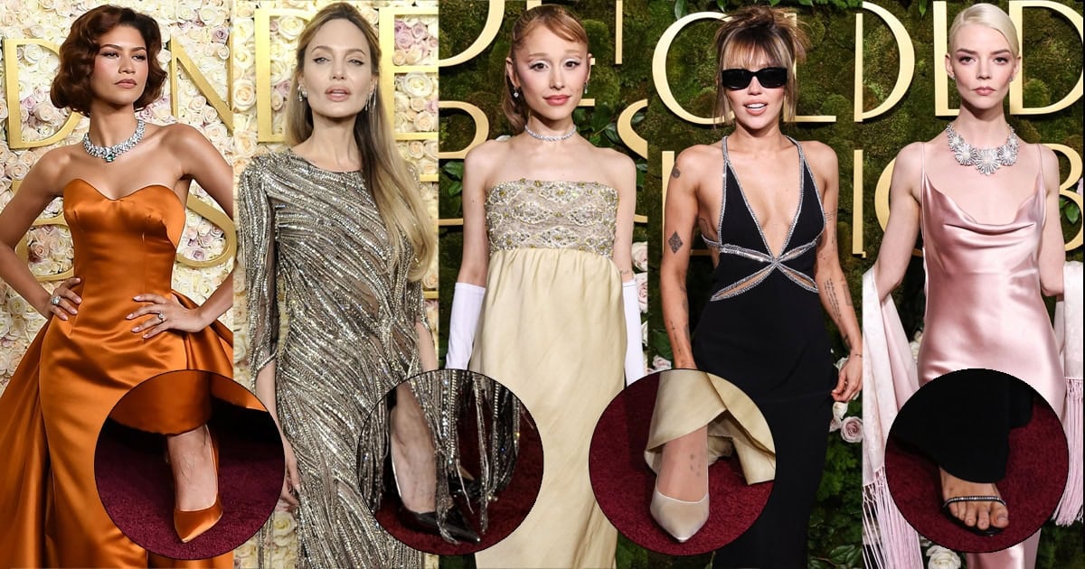 Golden Globes 2025 Best Celebrity Shoe Moments on the Red Carpet