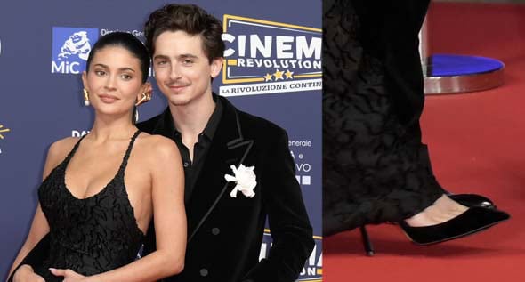 Kylie Jenner and Timothée Chalamet Make Stylish Red Carpet Debut in Rome Wearing Schiaparelli and Tom Ford