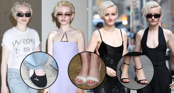 From Sky-High Heels to Speedcat Ballerinas: Julia Garner Serves Versatile Style on Weapons Press Tour