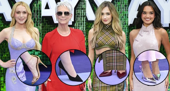 Lindsay Lohan, Jamie Lee Curtis & More Dazzle in Manolo Blahnik, Kurt Geiger & Stella McCartney at Freakier Friday London Premiere
