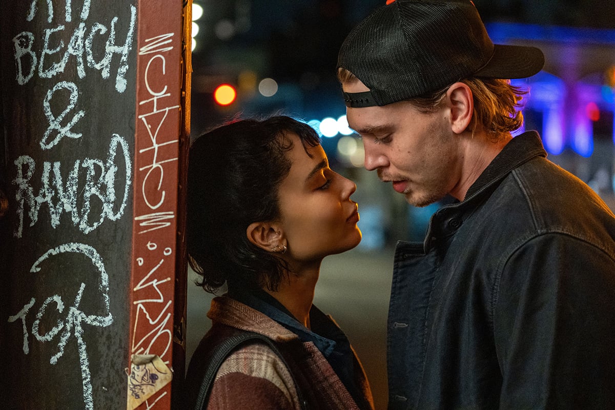 Zoe Kravitz and Austin Butler star in the crime thriller Caught Stealing
