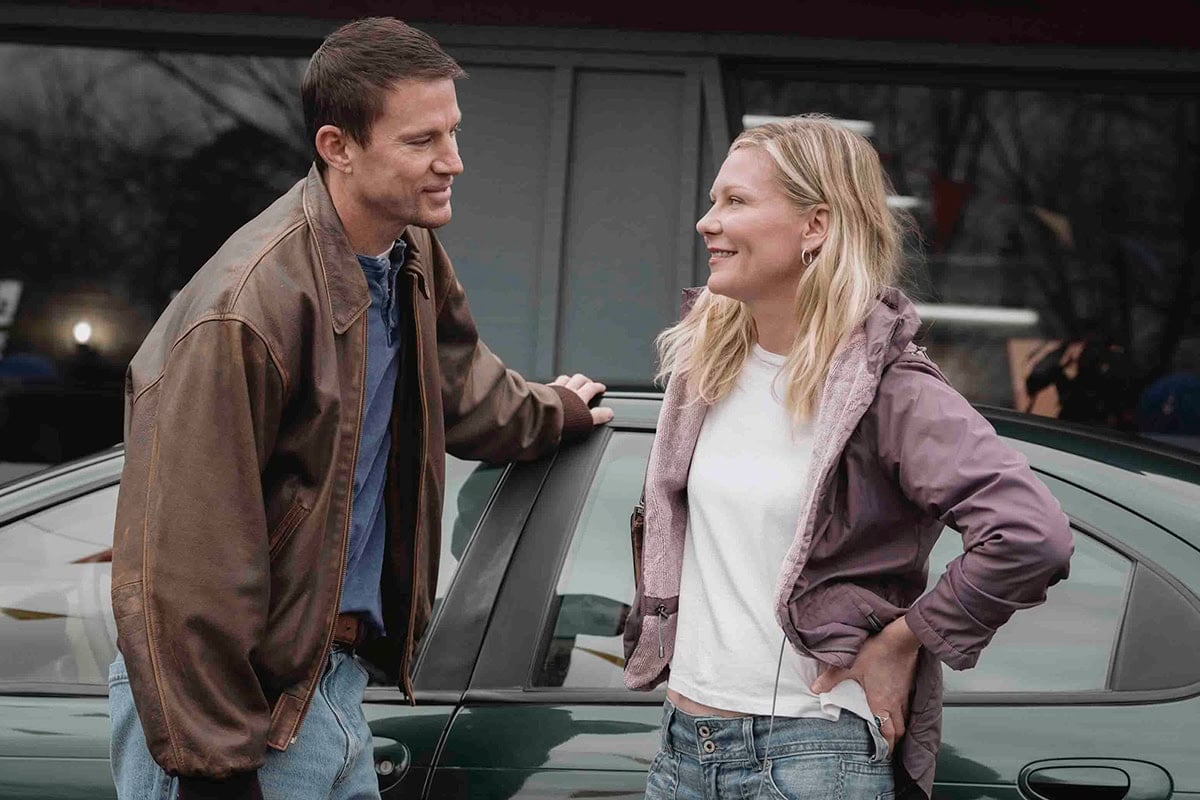 Channing Tatum and Kirsten Dunst star together in the biographical crime comedy Roofman