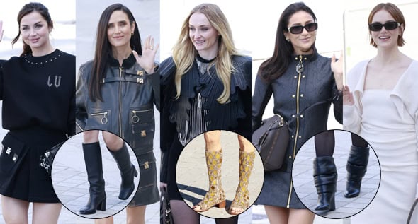 Ana de Armas, Jennifer Connelly, Sophie Turner, and Emma Stone Bring Edgy Elegance to Louis Vuitton’s Paris Fashion Week Front Row