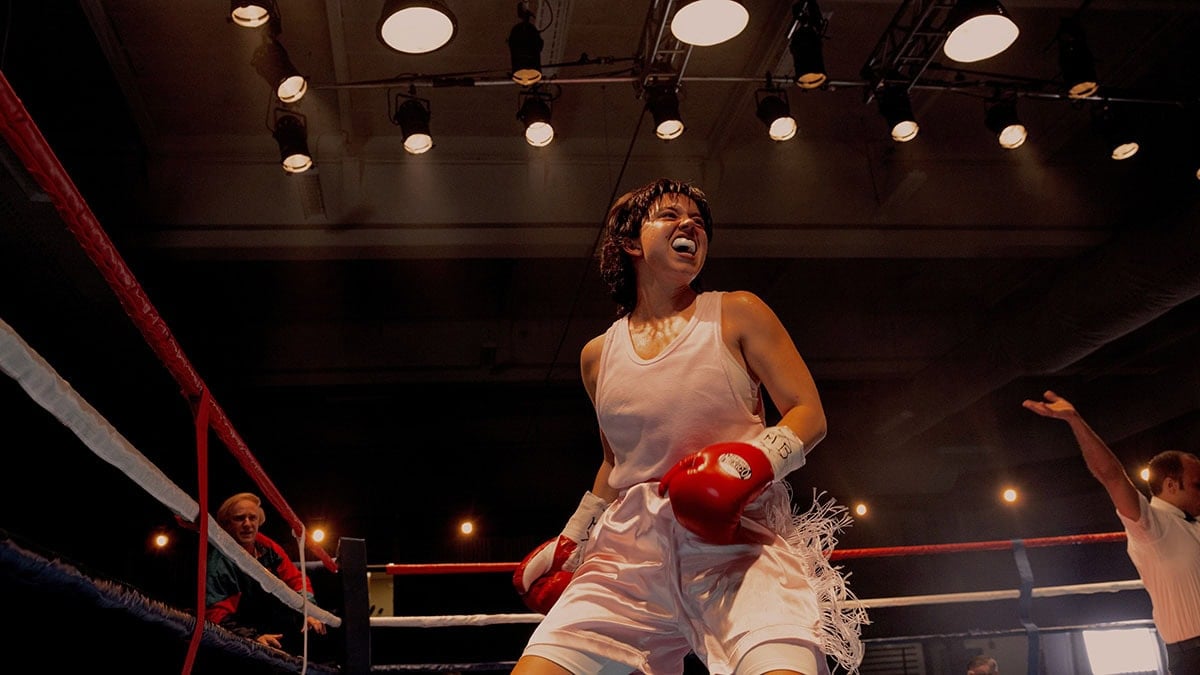 Sydney Sweeney portrays iconic professional boxer Christy Martin in the biographical sports drama, Christy