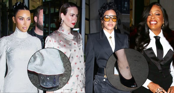 Kim Kardashian in Galliano, Sarah Paulson in Tory Burch, and More Iconic Looks From the All’s Fair Press Tour Finale