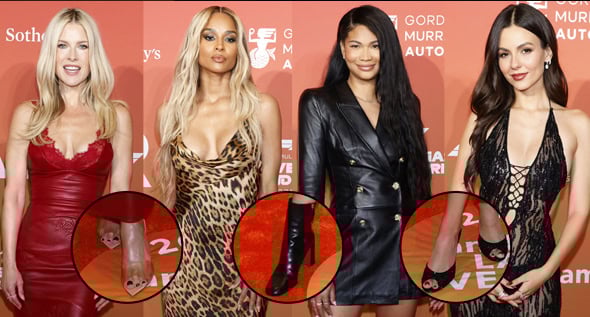 Clear Heels, Wild Pumps & Leather Boots: The Standout Shoes of the 2025 amfAR Las Vegas Gala