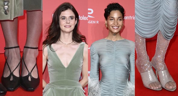 Alison Oliver and Indya Moore Lead the Glamour in Fetico Ballet Heels and Gucci Mules at the GQ Men of the Year Awards