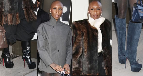 Cynthia Erivo Puts Christian Louboutin’s Cassia Nodo Boots Front and Center During Her Wicked: For Good Promo