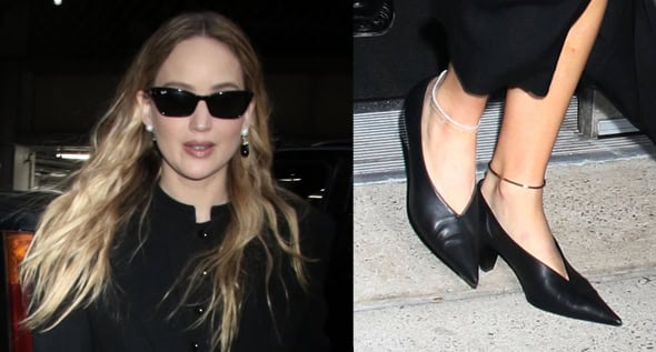 Effortless Elegance: Jennifer Lawrence Channels Minimalist Chic in Dolce & Gabbana and Mansur Gavriel