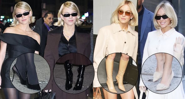 Sydney Sweeney Turns the Christy Press Tour Into a Fall Fashion Runway in Designer Boots and Dresses