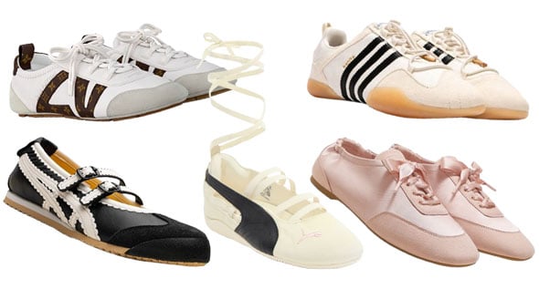 Where Ballet Flats and Sneakers Collide: 17 Sneakerinas to Watch in 2026