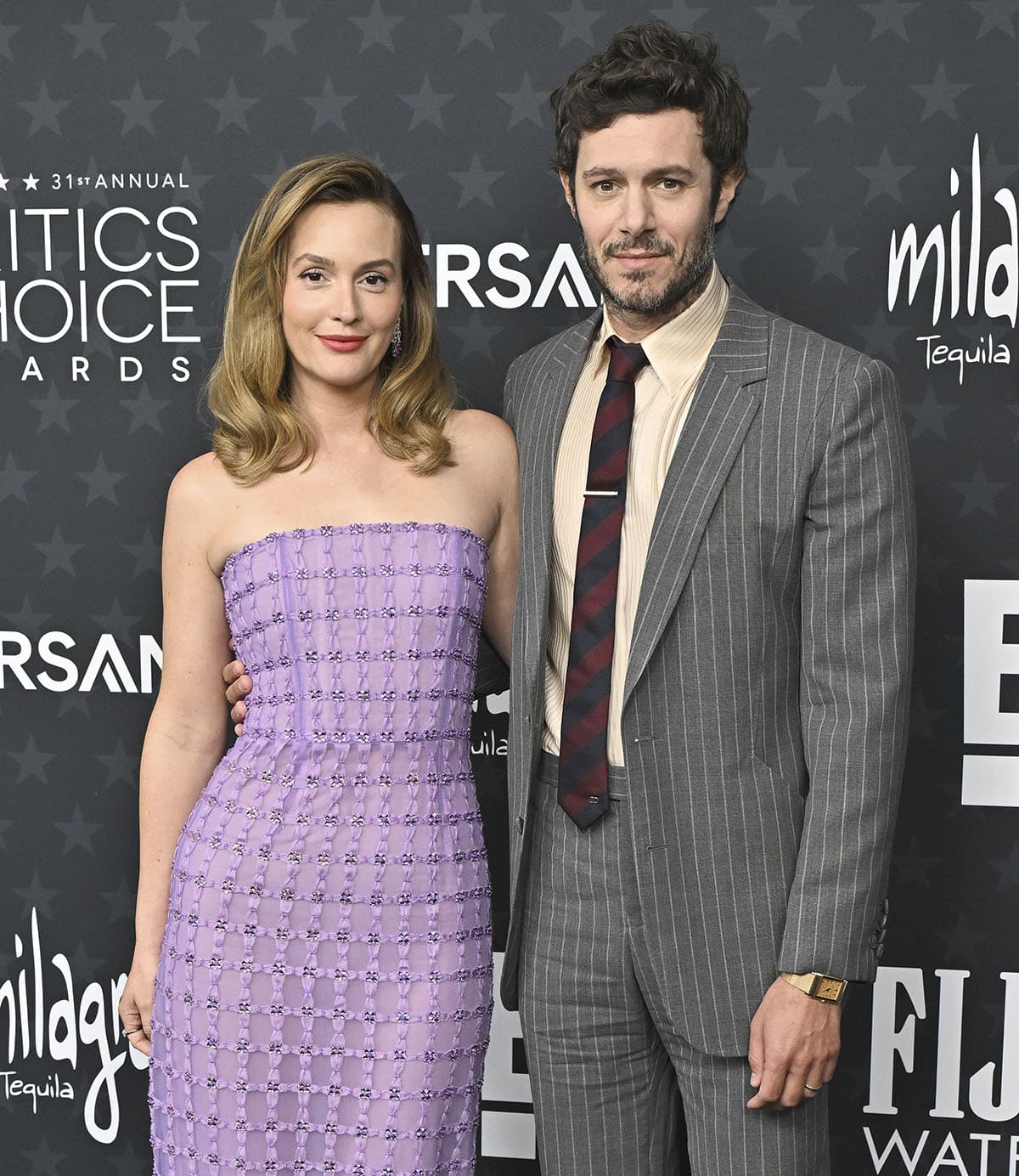 Leighton Meester, with husband Adam Brody, shines with her Chopard Red Carpet Collection 2019 jewelry