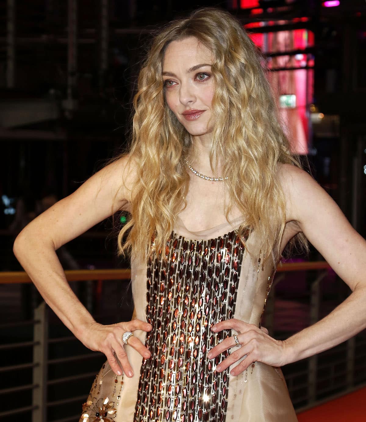Amanda Seyfried styles her Berlinale Film Festival Prada outfit with Tiffany & Co. jewels