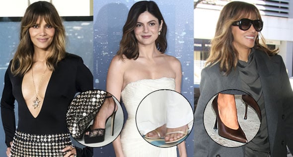 Halle Berry Stuns in $1,175 Andrea Wazen Lace Heels at Crime 101 Premiere