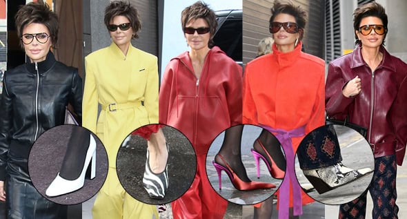 Lisa Rinna’s Memoir Tour Shoes: From Zebra Pumps to Saint Laurent Slingbacks
