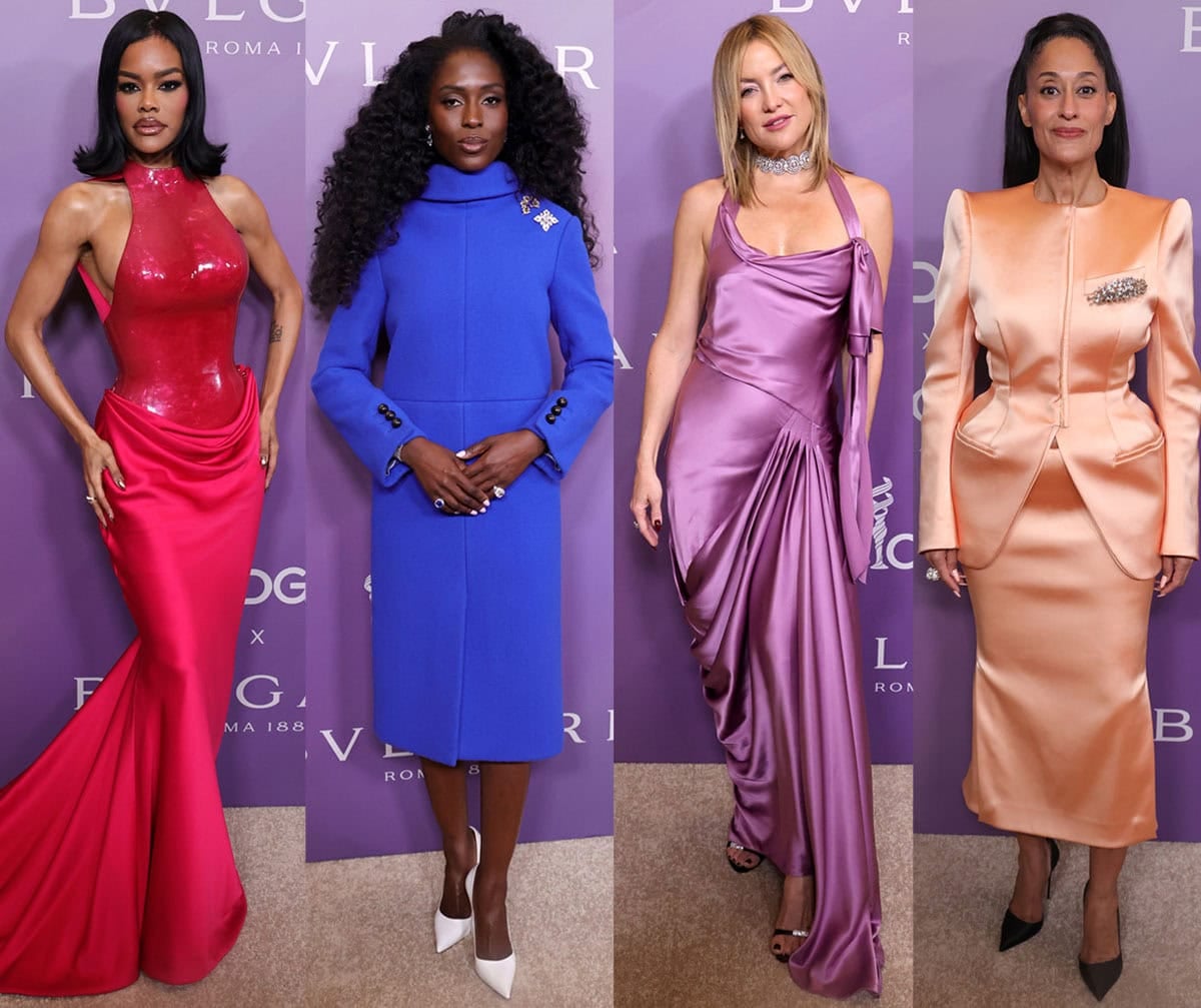 Teyana Taylor, Jodie Turner-Smith, Kate Hudson, and Tracee Ellis Ross delivered a masterclass in color and restraint, pairing vibrant gowns with sleek, minimalist heels at the 28th Costume Designers Guild Awards at The Ebell of Los Angeles on February 12, 2026