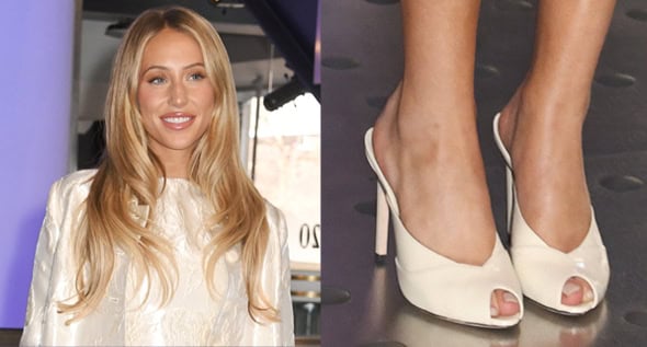 Alix Earle’s Height and Sizing Secrets: Launching Reale Actives in Jimmy Choo “Brigitte” Mules and Staud