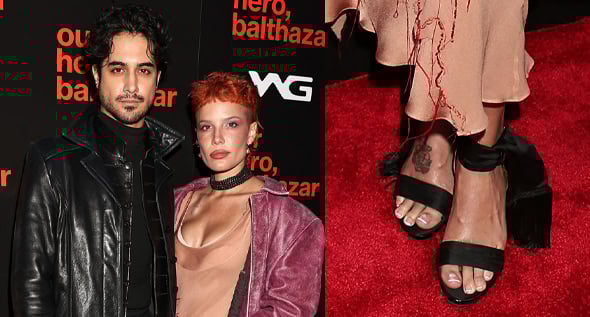5’3” Halsey Uses Vintage Emanuel Ungaro Platforms to Close the Height Gap With Avan Jogia