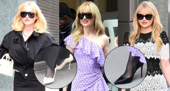 Kathryn Newton Sharpens Her ‘Ready or Not 2’ Press Style in Jimmy Choo “Scarlett” and Rodo Pumps