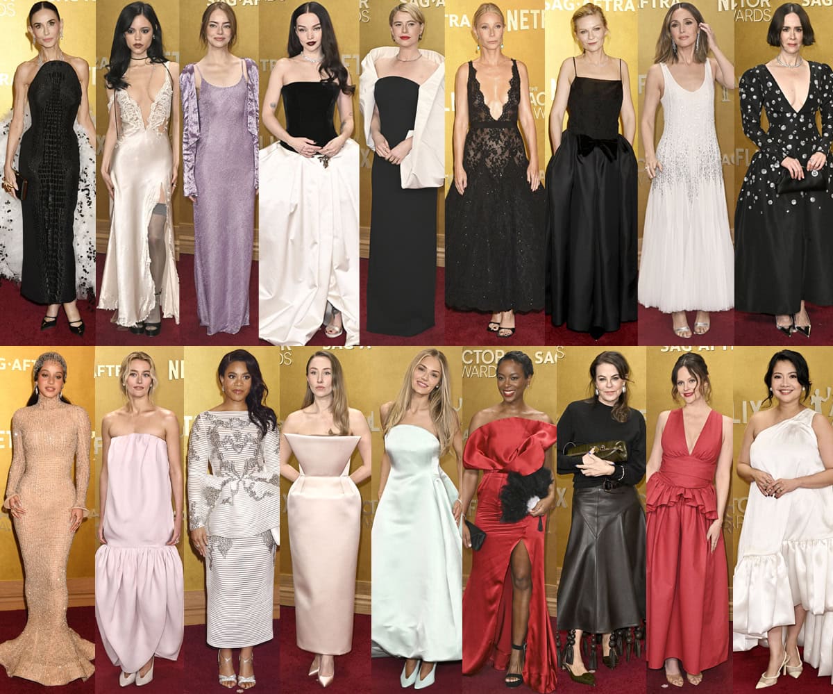 Stars step onto the red carpet at the 2026 Actor Awards in Los Angeles wearing an array of standout designer heels—from Balenciaga and Schiaparelli to Jimmy Choo and Gianvito Rossi—at the Shrine Auditorium and Expo Hall on March 1, 2026