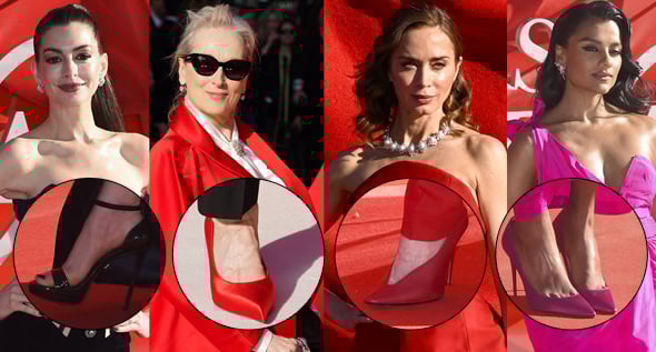 The Devil Wears Prada 2 Cast Takes London: Styling Aquazzura Tequila Sandals, Louboutin So Kates, and Stella McCartney Elsa Heels