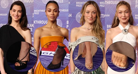 The 10 Best Shoes at the 12th Breakthrough Prize Ceremony: From Anne Hathaway’s Aquazzura Platforms to Gigi Hadid’s Crystal Mules