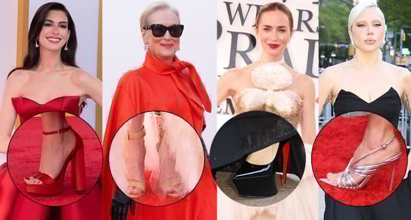 The 9 Best Shoes at The Devil Wears Prada 2 Premiere: Anne Hathaway’s LV Platforms, Emily Blunt’s Schiaparelli, and More!