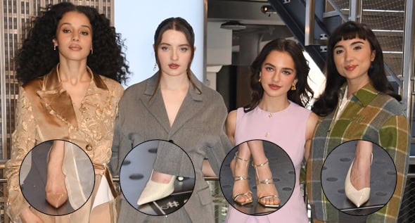 The Testaments Cast Steps Out: Jimmy Choo, Louboutin, and Miu Miu Take Over the Empire State Building