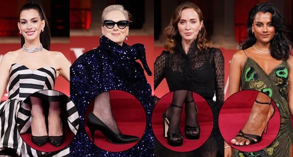 The Devil Wears Prada 2 London After-Party Shoes: Anne Hathaway’s Crystal Louboutins and Emily Blunt’s Jimmy Choos
