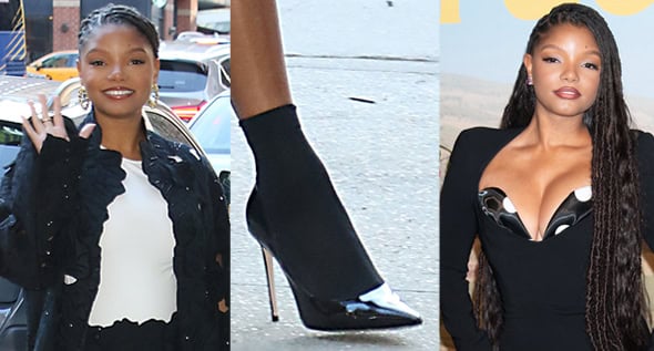 Halle Bailey Proves Proportion Is Everything: How the 5’1¾” Star Pairs Sock Boots and Mermaid Skirts