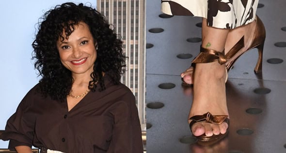 5’2″ Judy Reyes Masterfully Proportions Her Petite Frame in Alexandre Birman Sandals for Scrubs Revival Finale