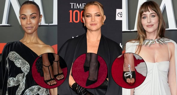 The 7 Best Shoes at the 2026 Time100 Gala: Zoe Saldaña’s Feather Givenchys, Dakota Johnson’s Snake Mules, and More!