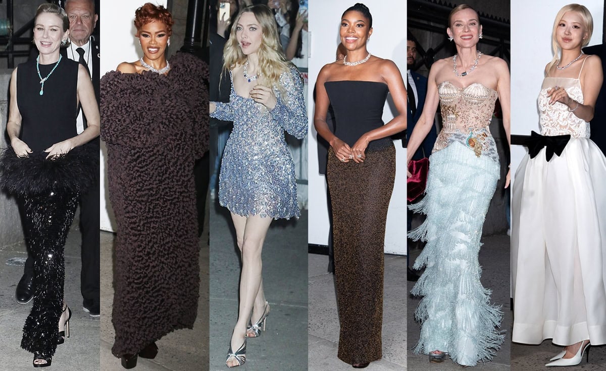 Naomi Watts, Teyana Taylor, Amanda Seyfried, Gabrielle Union, Diane Kruger, and Rosé bring high-jewelry glamour to life in statement gowns and elevated heels at Tiffany & Co.’s Blue Book 2026: Hidden Garden launch at the Park Avenue Armory in New York City on April 16, 2026