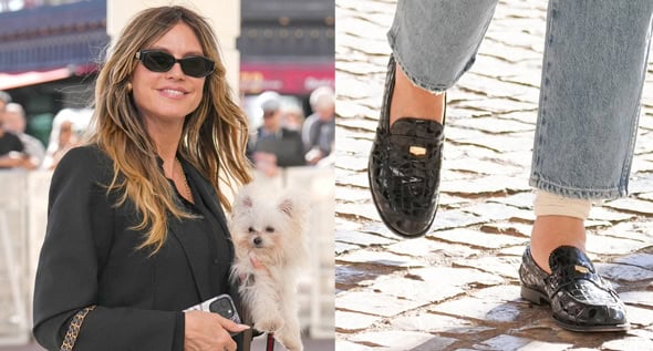 Heidi Klum Proves Loafers Are the New Stilettos in Louboutin “Penny Donna” Flats at Cannes 2026