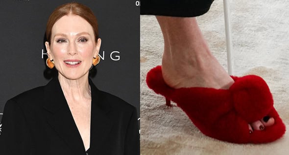 Julianne Moore Trades Heels for $1,600 Bottega Veneta “Cherry” Mules at Cannes 2026
