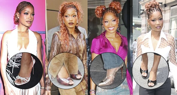 Keke Palmer Revives Y2K Shoe Trends: From Alevi Milano Crystals to Archival McQueen